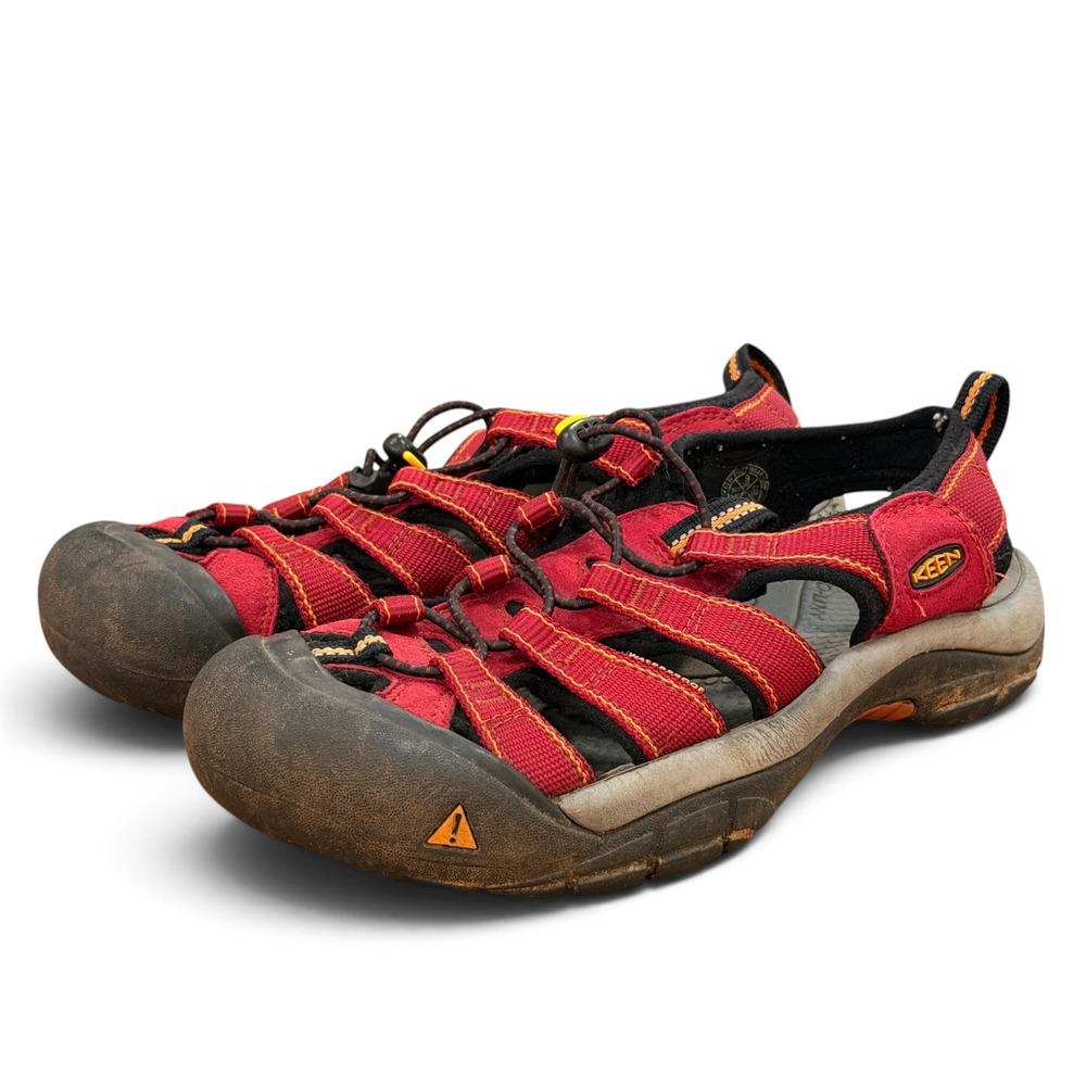 Keen Newport H2 Hybrid Hiking Sandals Trail Shoes Red Waterproof Womens Size 9